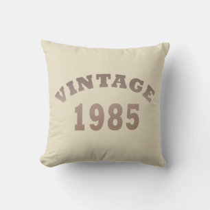 Coussin né en 1985 vintage cadeau de 40e anniversaire