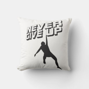 Coussin Ne jamais abandonner