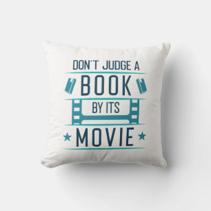 Coussin Ne jugez pas un livre par son film