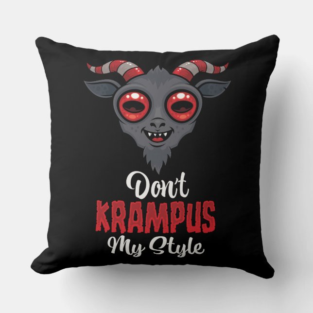 Coussin Ne Krampuse Pas Mon Style (Recto)