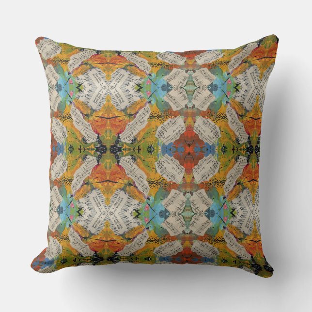 Coussin Ne laissez pas la vie vous jeter (Recto)
