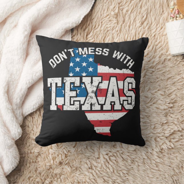 Coussin Ne manquez pas avec le Texas (Couverture)