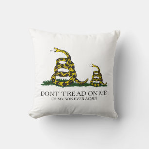 Coussin Ne Marche Pas Sur Moi Ou Mon Fils Gadsden Flag Mem