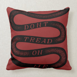 Coussin Ne marchez pas sur moi Gadsden vintage