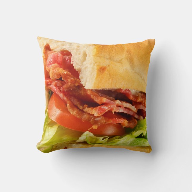 Coussin Ne me mords pas Sandwich (Recto)