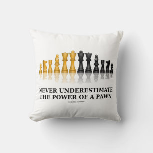 Coussin Ne Sous-Estimez Jamais Le Pouvoir D'Un Geek D'Éche