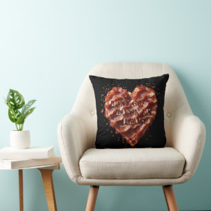 Coussin Ne Va Pas Bacon Mon Coeur, Drôle