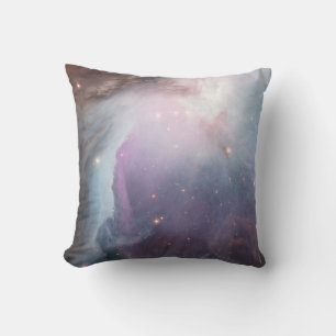 Coussin Nebula Orion Astronomie bleu ciel rose violet étoi