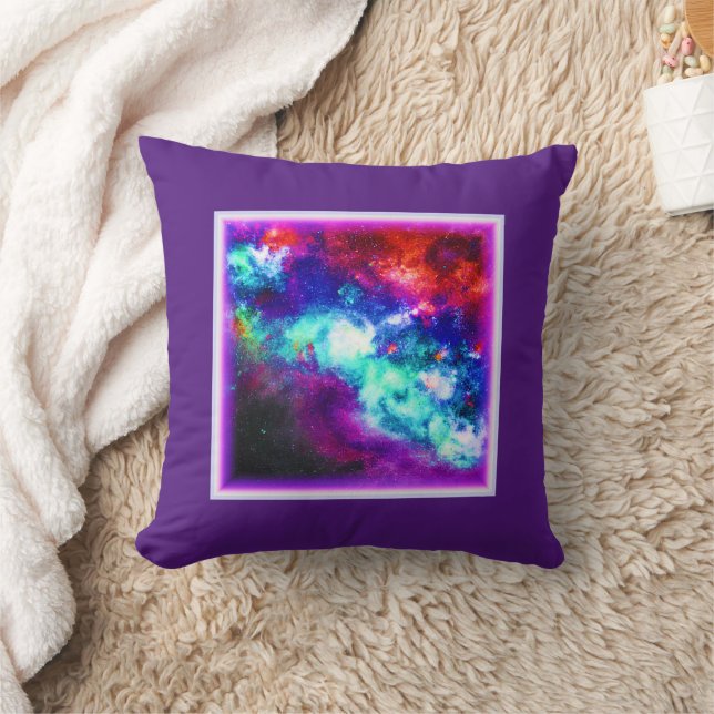 Coussin Nebula Stars Design Art numérique. Commandez dès m (Couverture)