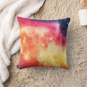 Coussin Nébuleuse Cosmique Radieuse