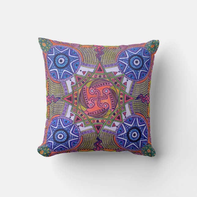 Coussin "Nébuleuse du Papillon" (dessin) (Recto)