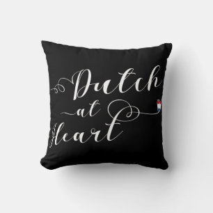 Coussin Néerlandais À Heart Throw Cushion, Hollande