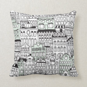 Coussin Néerlandais amsterdam home motif
