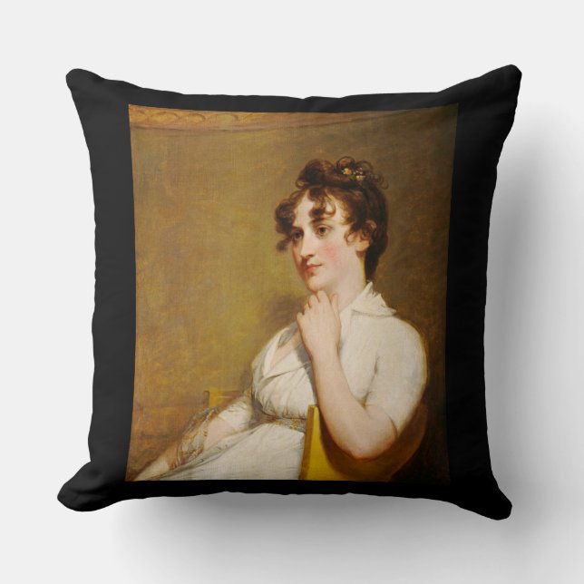 Coussin Nelly Grandgirl du président Washington (Recto)
