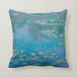 Coussin Nénuphar de Claude Monet Fine Art Painting<br><div class="desc">Magnifique chef-d'oeuvre de Claude Monet - Water Lilies de son jardin à Giverny,  France. Une des peintures d'art les plus célèbres de l'histoire de l'art et un bel exemple d'impressionnisme. Il s'agit d'une oeuvre d'art merveilleuse et d'un grand cadeau pour les amateurs d'art.</div>