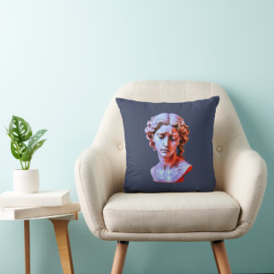 Coussin Neon Marble Art Pillow