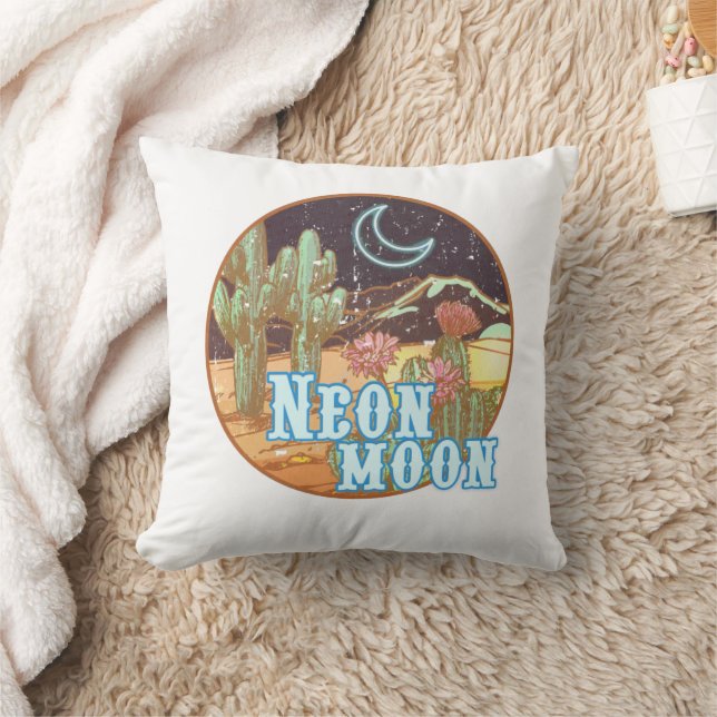 Coussin Neon Moon Retro Ouest (Couverture)