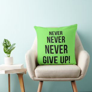 Coussin Neon n'abandonne jamais la motivation de Winston C