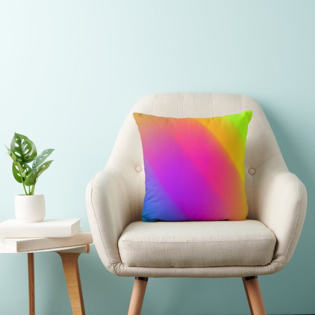 Coussin Neon Rainbow 16x16 (Chaise)