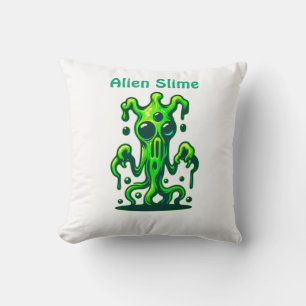 Coussin Neon Slime Monster - Cool Déplaisant Alien Design