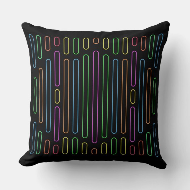 Coussin Neon Squircles (Recto)