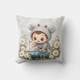Coussin Neos Kawaii Zodiaque Cancer