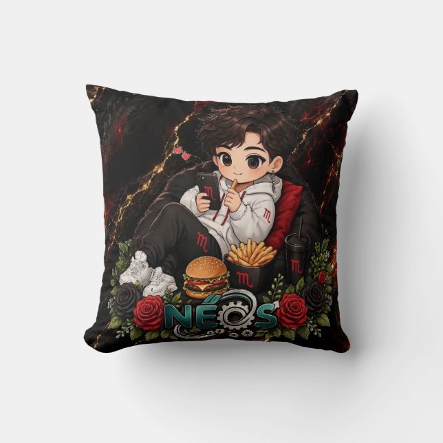 Coussin Neos Kawaii Zodiaque Scorpion (Recto)