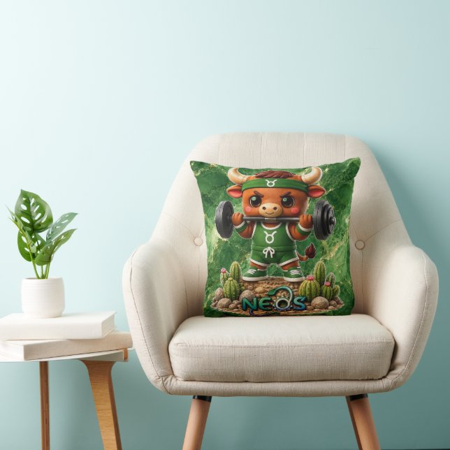 Coussin Neos Zodiac Kawaii Taureau (Chaise)