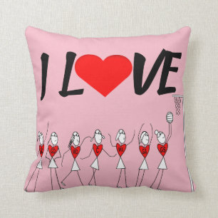 Coussin Net-ball d'amour de la coutume I