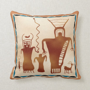 Coussin Neuf aliens d'art de roche de canyon de mille '
