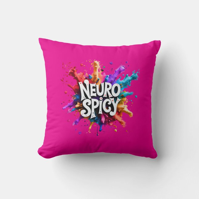 Coussin NEUROÉPICÉ neurodiversité autisme tda dyslexie (Recto)