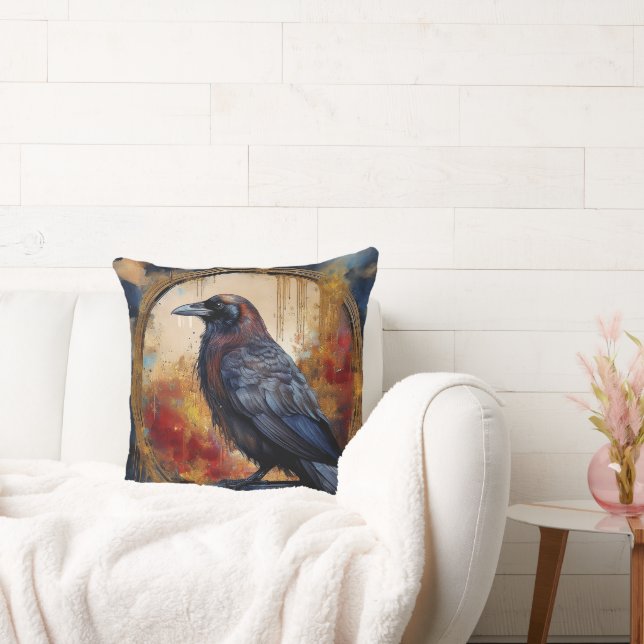 Coussin Nevermore Raven Collage II (Canapé)