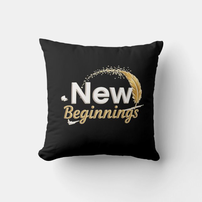 Coussin New Beginnings / Cojín Nuevos Comienzos (Recto)
