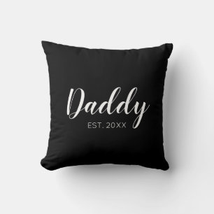Coussin New Daddy Etabli 2022 typographie