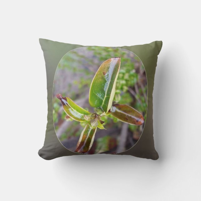 Coussin new leaves (Recto)