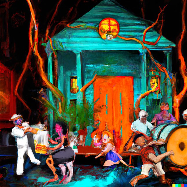 Coussin New Orleans Hurricane Party (Créateur téléchargé)