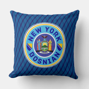 Coussin New York Bosniaque Américain