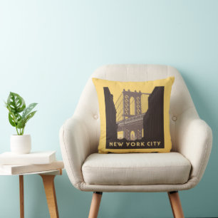 Coussin New York   Brooklyn Bridge