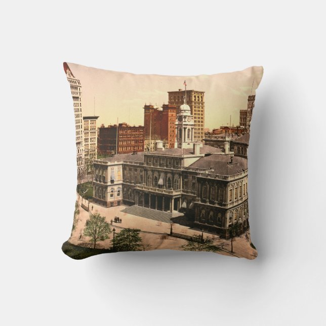 Coussin New York City Hall 1900 (Recto)