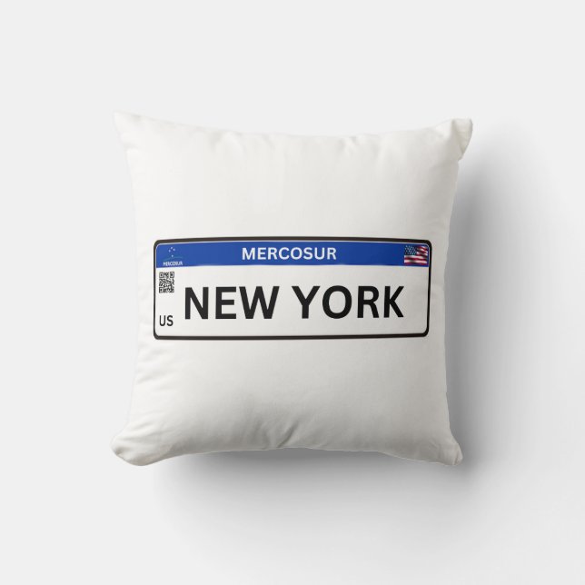Coussin New York Mercosur (Recto)