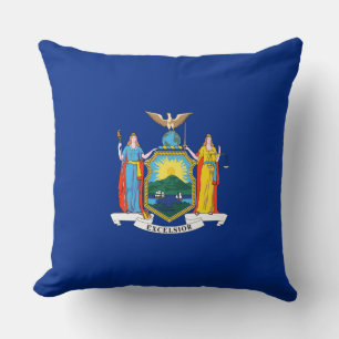 Coussin New York : The Empire State, Home Big Apple Flag