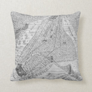Coussin New York : Train d'EL, C1878