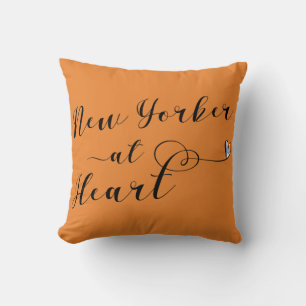 Coussin New-Yorker Au Coeur Throw Cushion, NYC