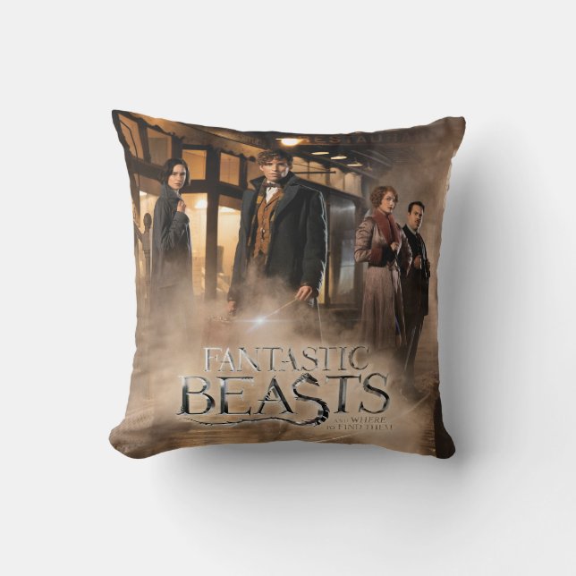 Coussin NEWT SCAMANDER™ & Co. à la gare (Recto)