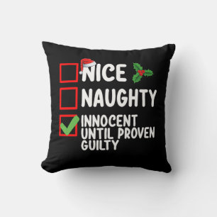 Coussin Nice Naughty Innocent Jusqu'À La Culpabilité Prove