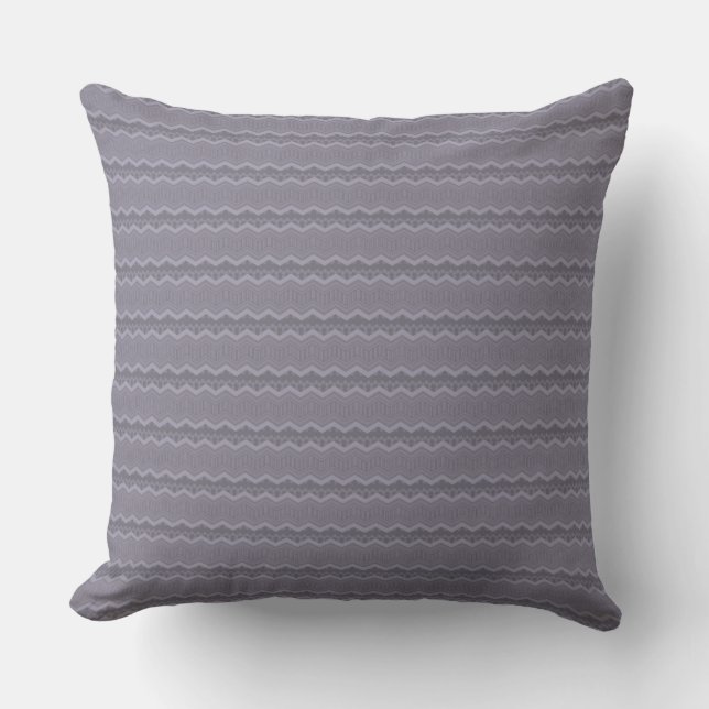Coussin Nid d'abeille | Nid d'abeille Chevron Lavande 3 (Recto)