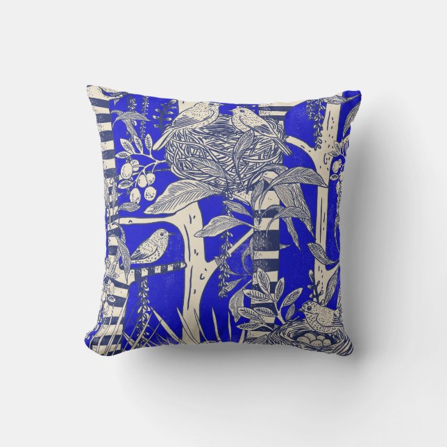 Coussin Nid d'oiseaux (Recto)