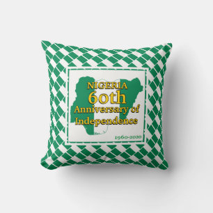 Coussin NIGERIA 60e anniversaire de l'indépendance Nigér