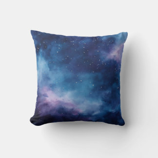 Coussin Night Sky Watercolor