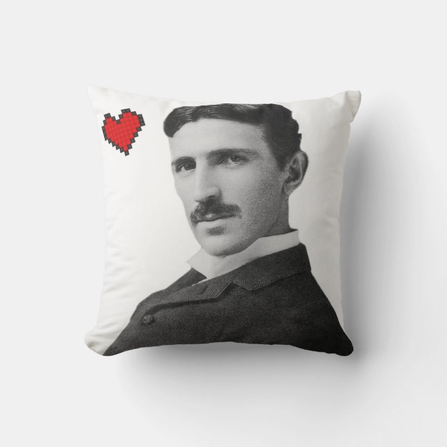 Coussin Nikola Tesla (Recto)